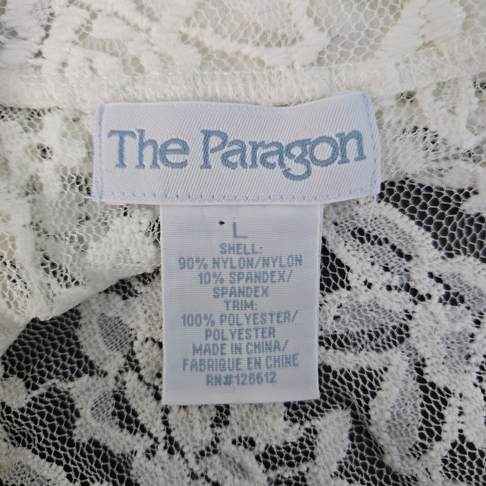 Patagon Womens Lace Ethereal Sheer Kimono Large Bell Sleeve Fairy Whimsical Boho - Picture 6 of 9